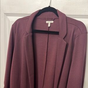 Maurices Pink Blazer with Shawl Collar